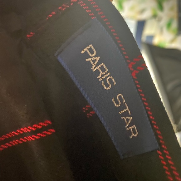 Paris Star Checkered Skirt Sz XL - Picture 6 of 6